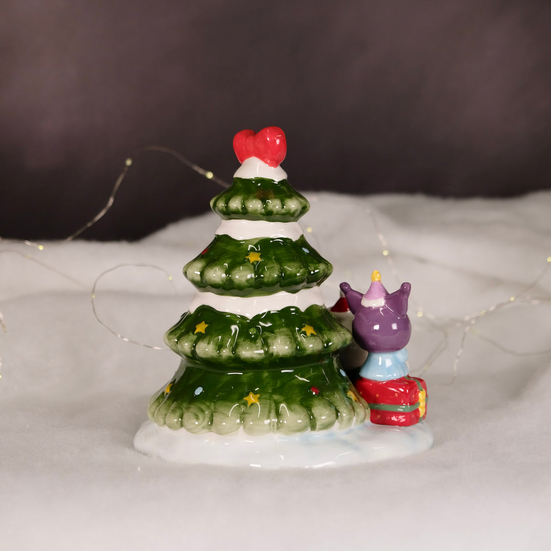 HELLO KITTY AND FRIENDS CAROLING AROUND THE TREE FIGURINE