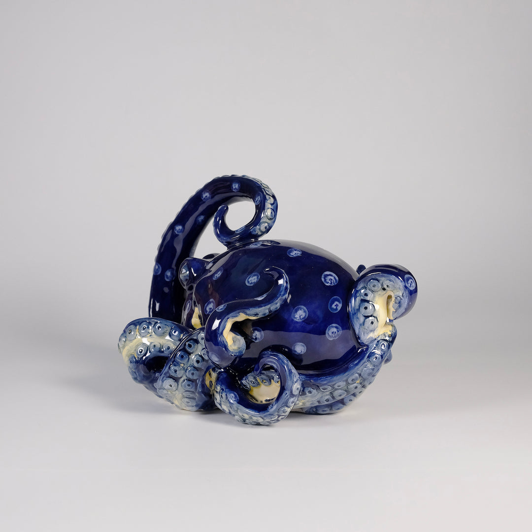 Blue Octopus Figurine