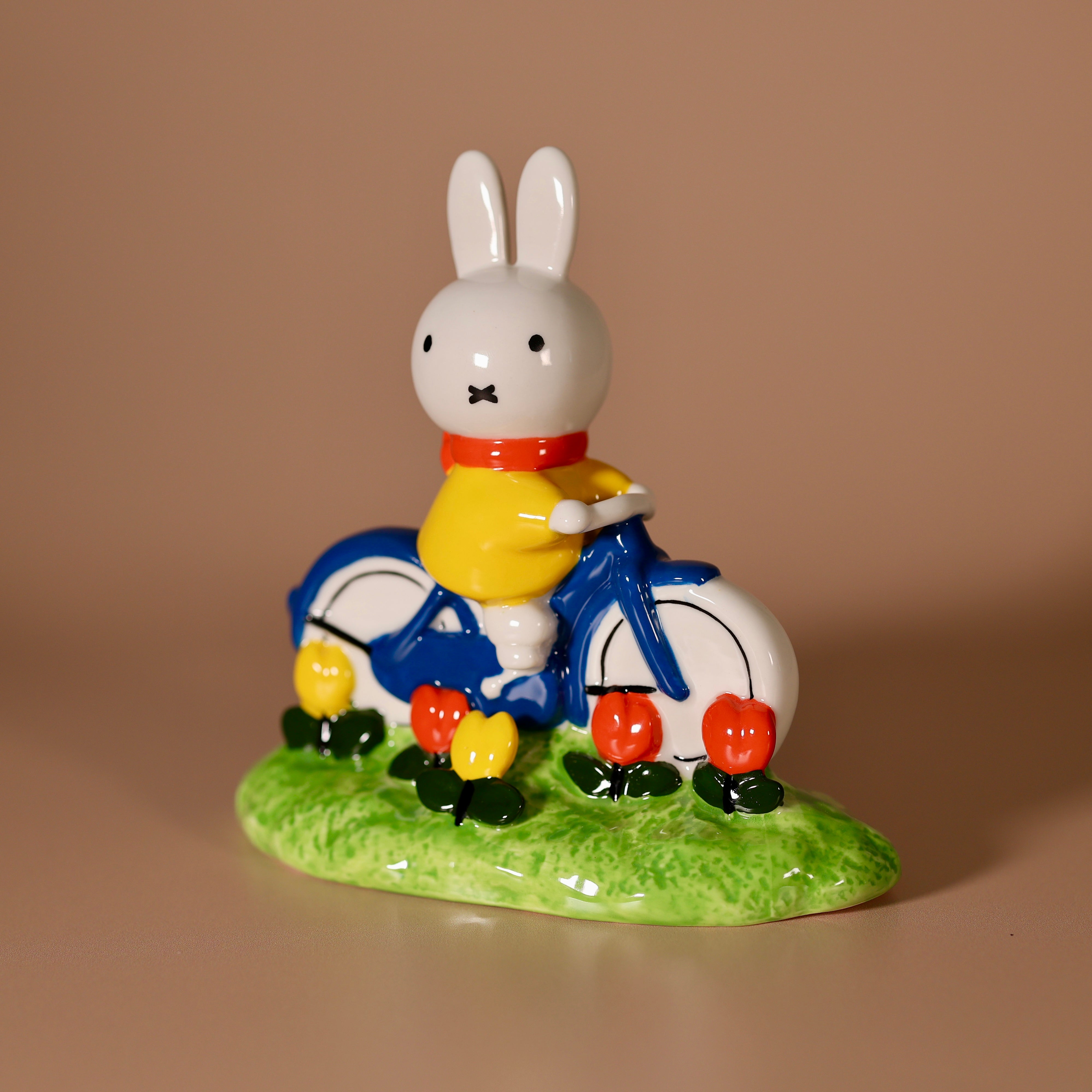 Miffy Tulip Garden Bike Ride Figurine