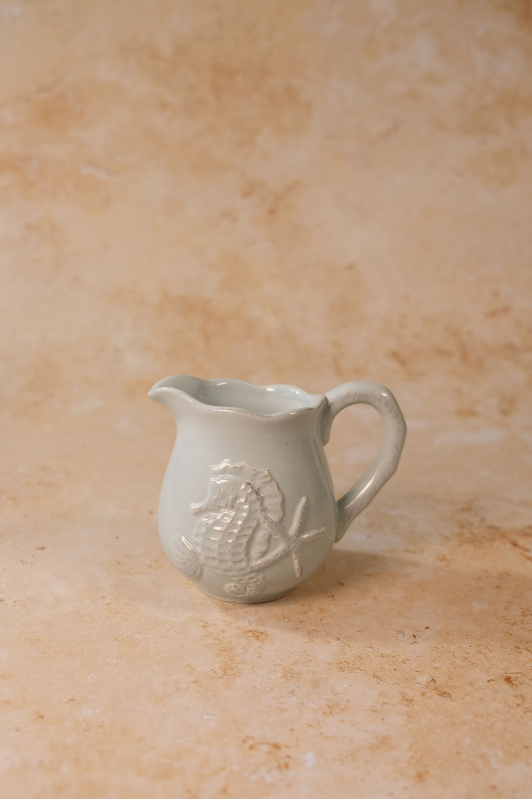Blue Seahorse Sugar & Creamer Set