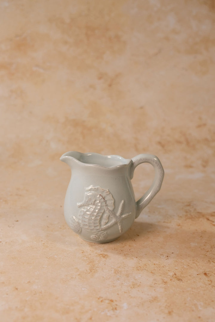 Blue Seahorse Sugar & Creamer Set