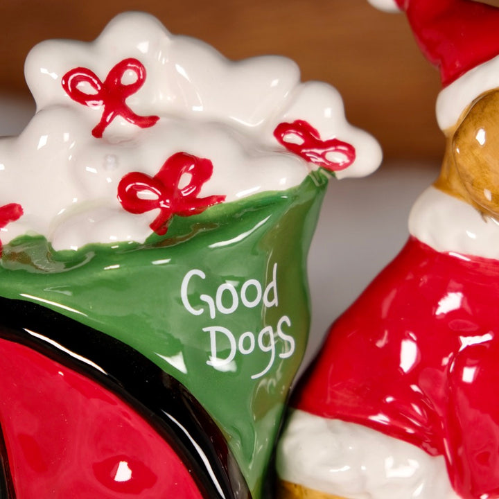 CHRISTMAS DOGS SLED FIGURINE