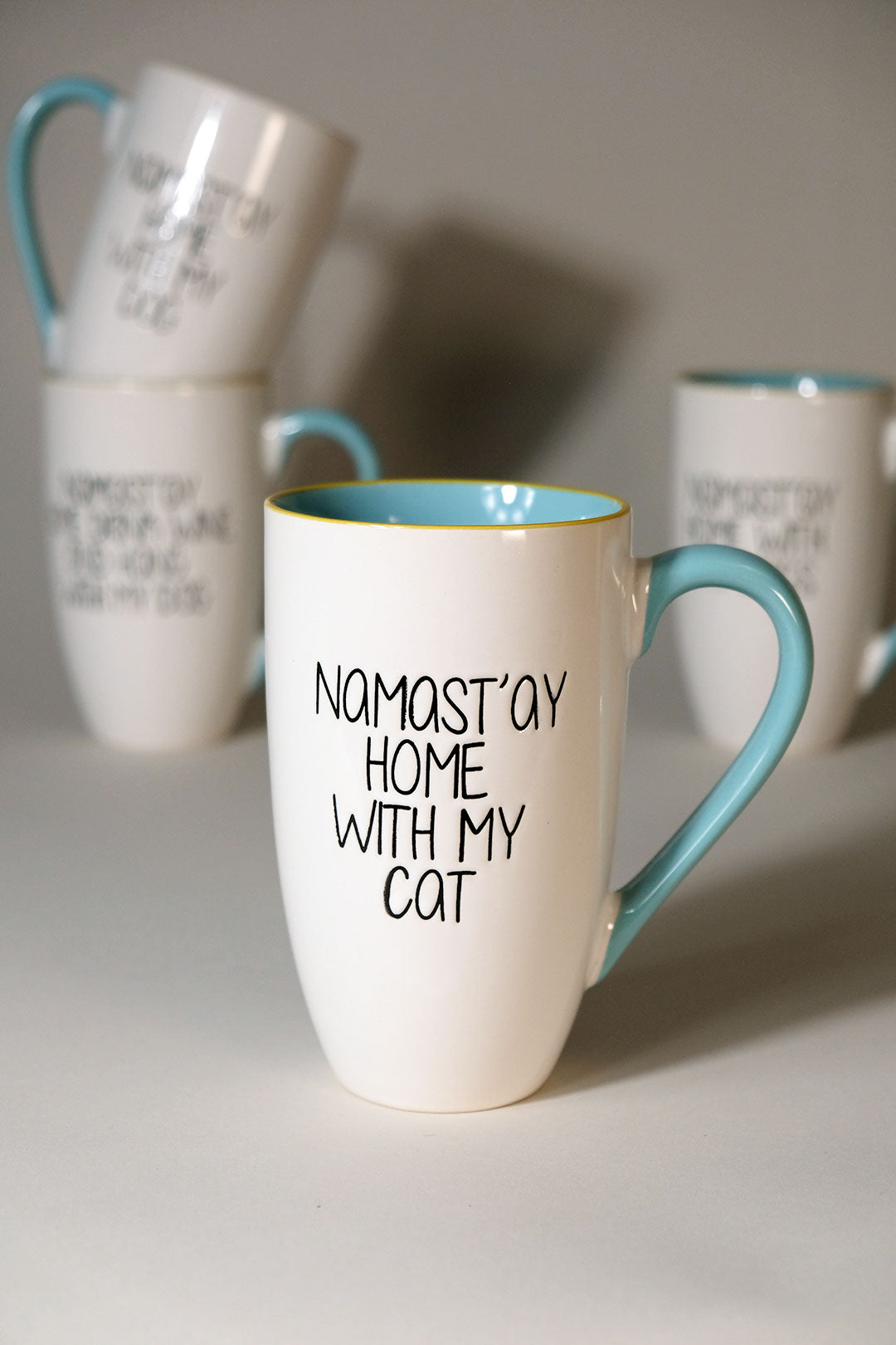 Spectrum Namast'Ay 20 oz Mug Set of 4