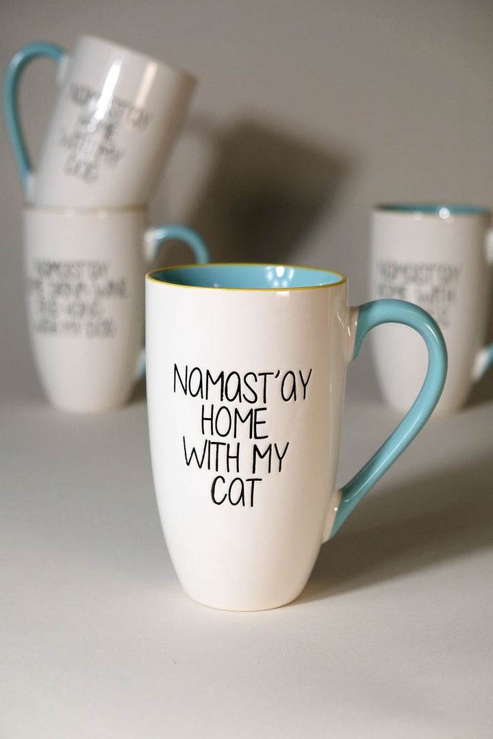 Spectrum Namast'Ay 20 oz Mug Set of 4