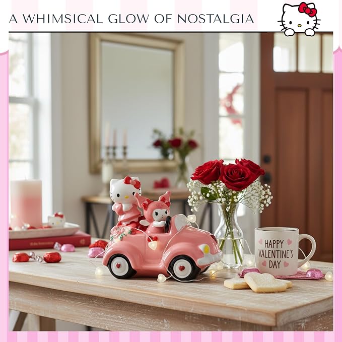 Hello Kitty And Kuromi Valentine Mobile Figurine