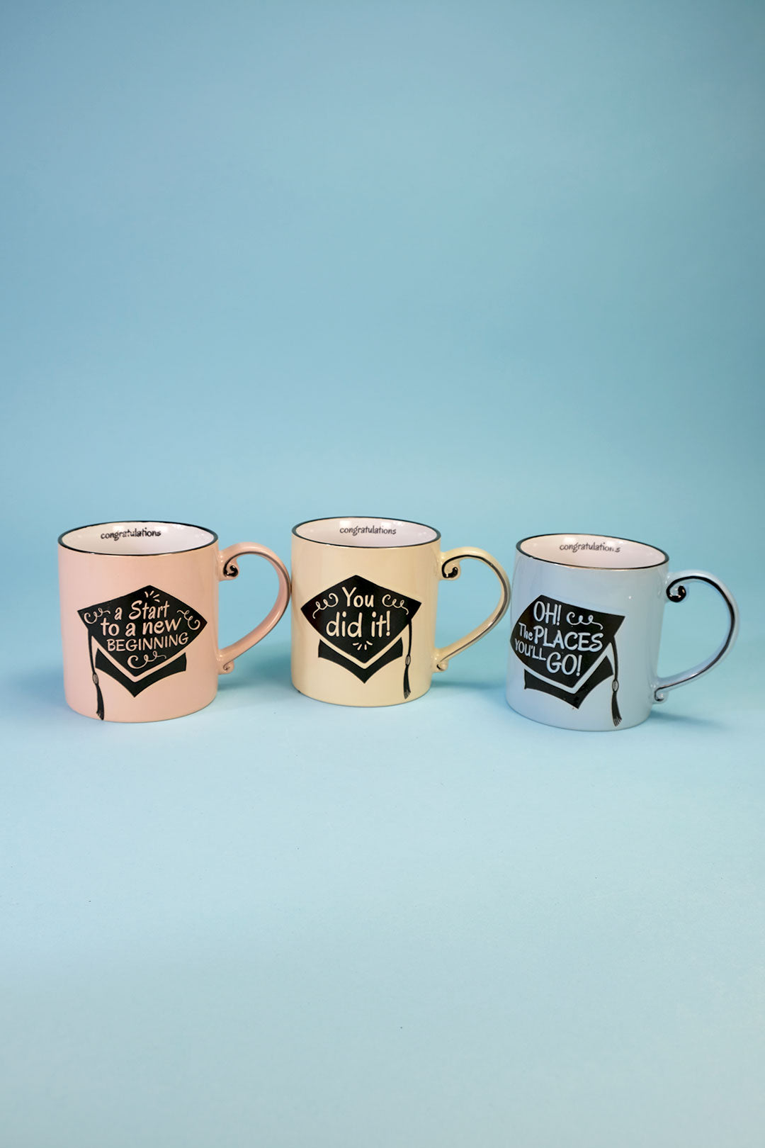 Congrats Grads 16oz Mug Set of 3