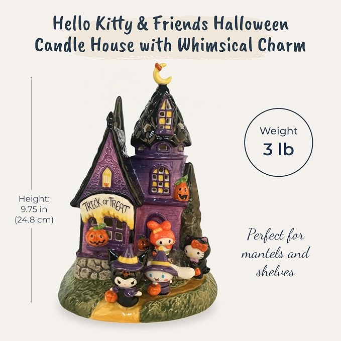Clayworks Hello Kitty and Friends Trick or Treat Candle House