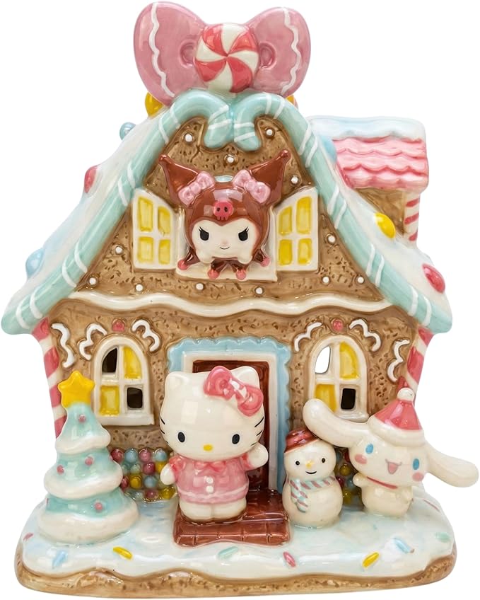 CHRISTMAS HELLO KITTY & FRIENDS CANDLE HOUSE