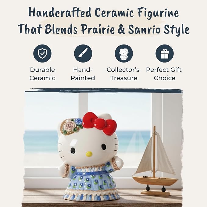 Hello Kitty in Western Prairie Dresses Figurine