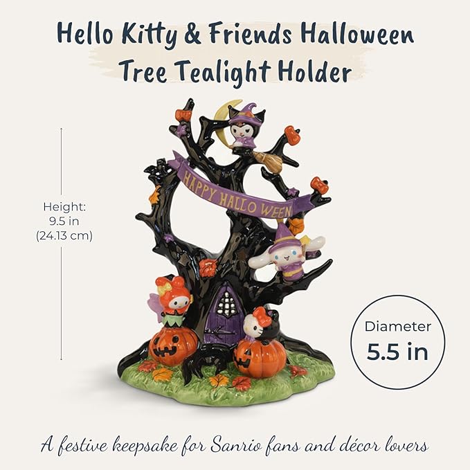 Clayworks Hello Kitty and Friends Halloween Tree