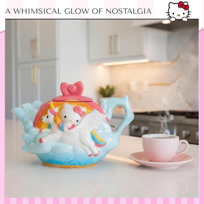 Hello Kitty and Unicorn Mystical Teapot