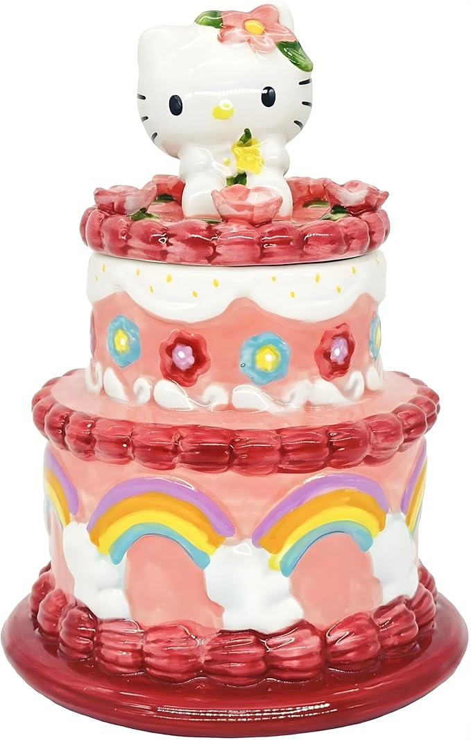 Hello Kitty Cake Cookie Jar