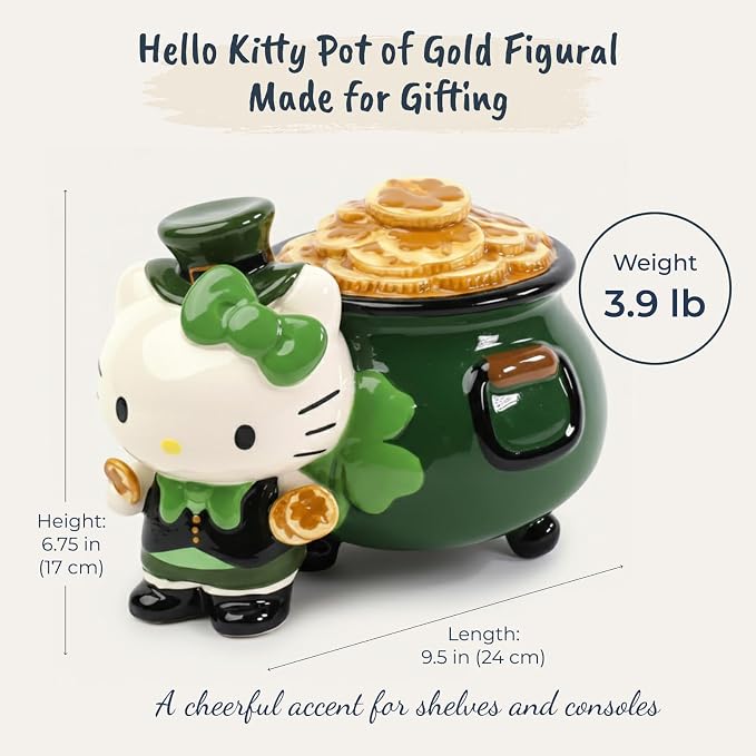 Hello Kitty Pot of Gold Figural