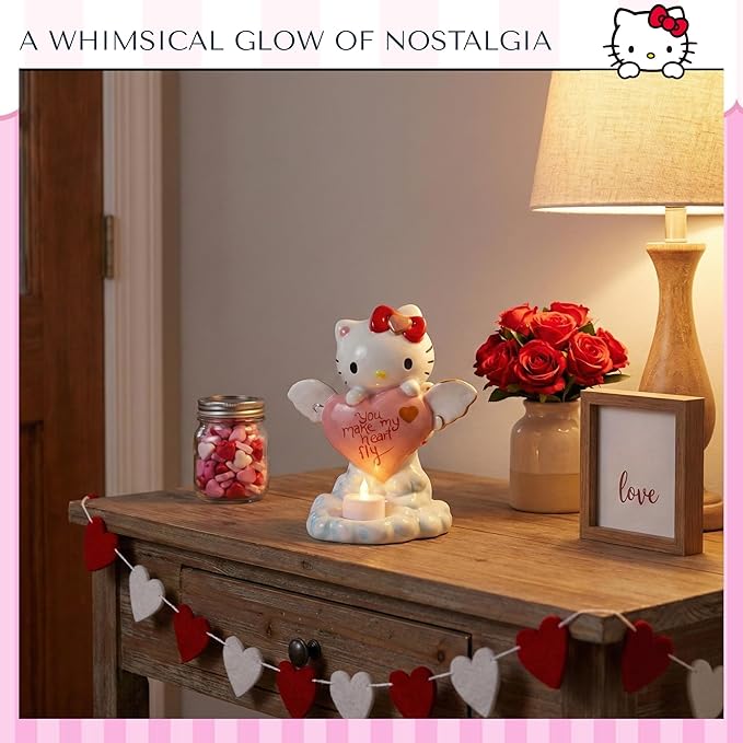 Hello Kitty You Make My Heart Fly Tea Light Candle Holder