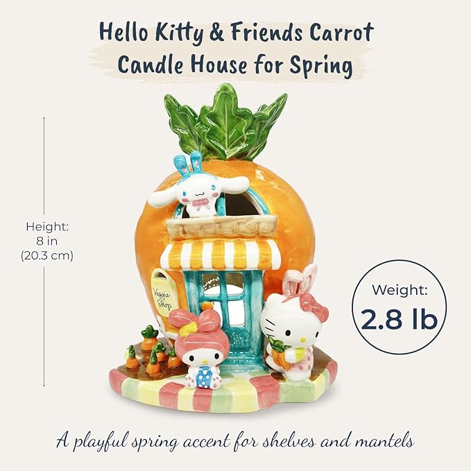 Hello Kitty and Friends Carrot Candle House