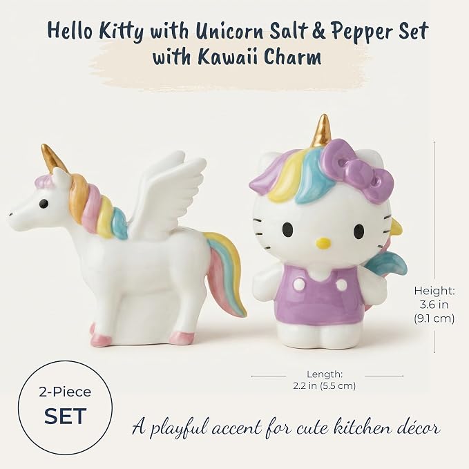 Hello Kitty With Unicorn S&P Set