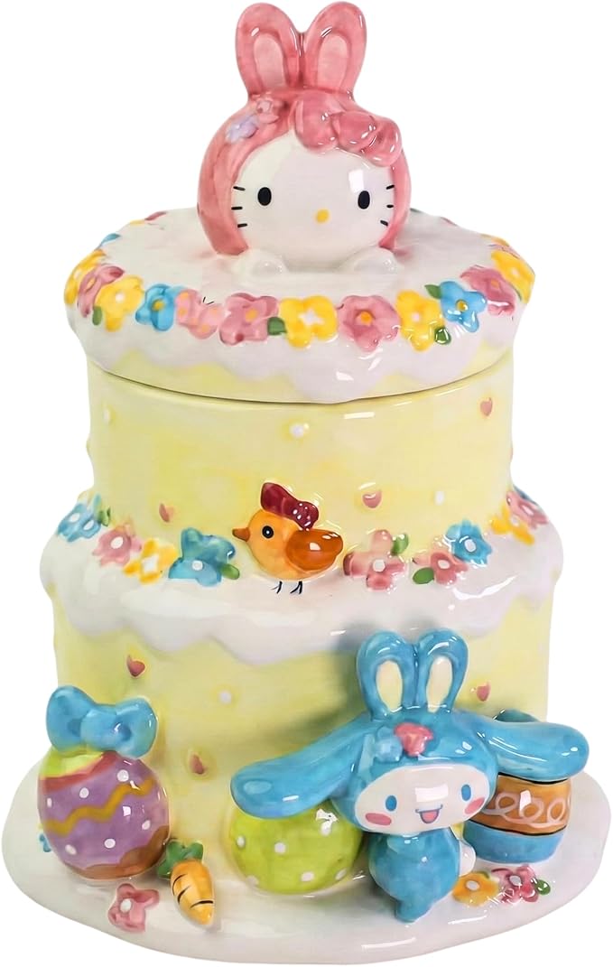 Hello Kitty and Friends Easter Cake Cookie Jar