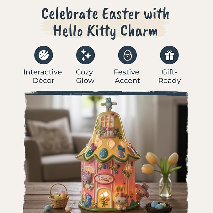 Hello Kitty and Friends Easter Candle House