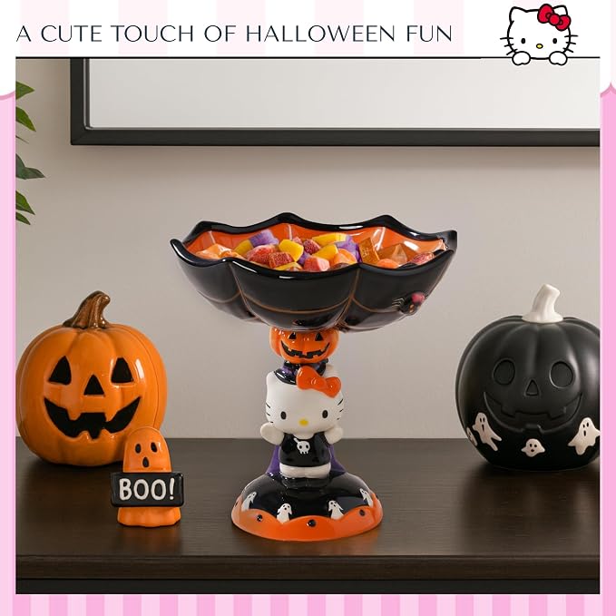 Hello Kitty Spider Web Pedestal Candy Bowl