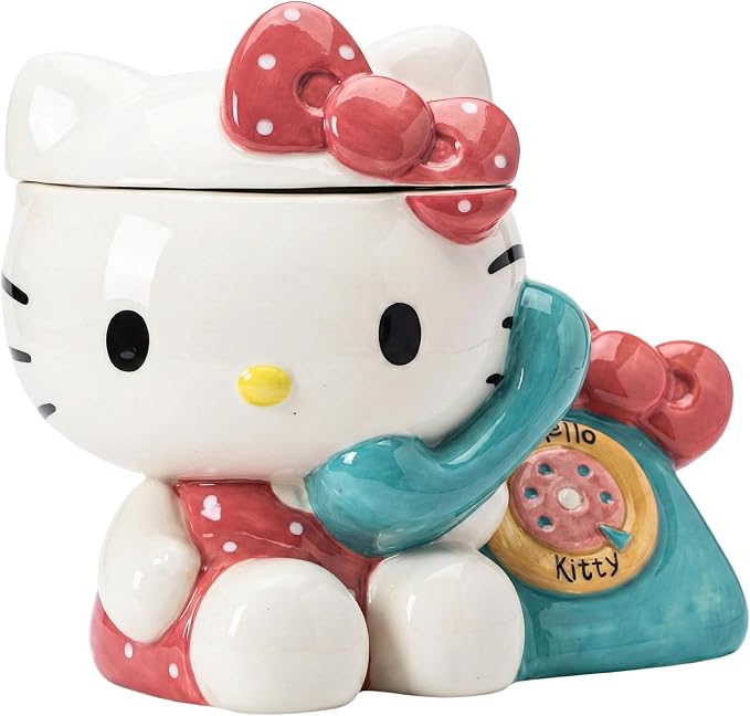 Hello Kitty Phone Call Cookie Jar