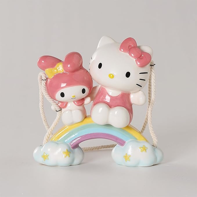 Hello Kitty And My Melody Rainbow Garden Swinger
