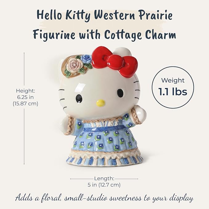 Hello Kitty in Western Prairie Dresses Figurine
