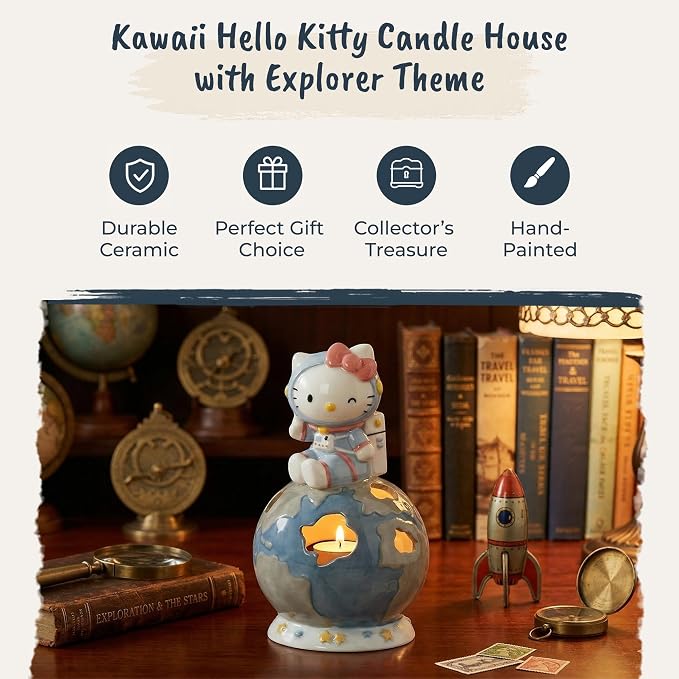 Hello Kitty Earth Explorer Candle House