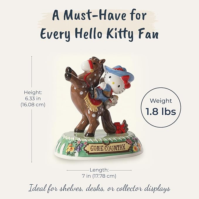 Hello Kitty Giddy Up Figurine
