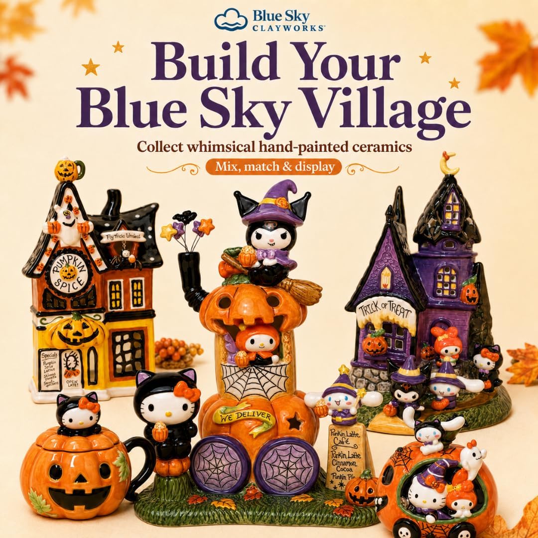 Hello Kitty and Friends Pumpkin Cafe Latte Candle House