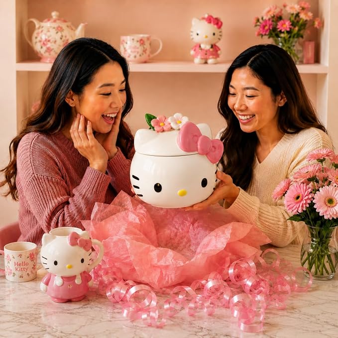 Hello Kitty Figural Head Cookie Jar