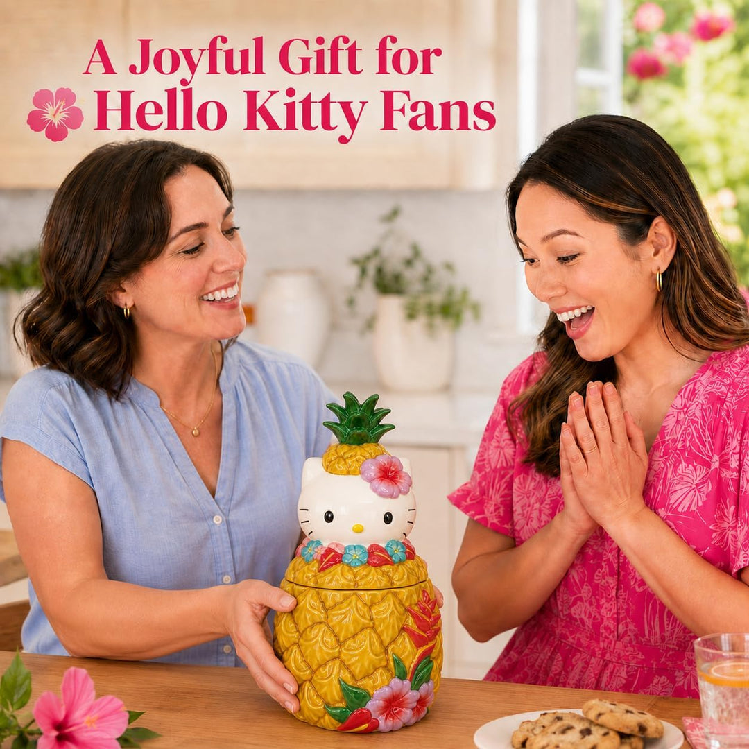 Clayworks Hello Kitty Pineapple Cookie Jar