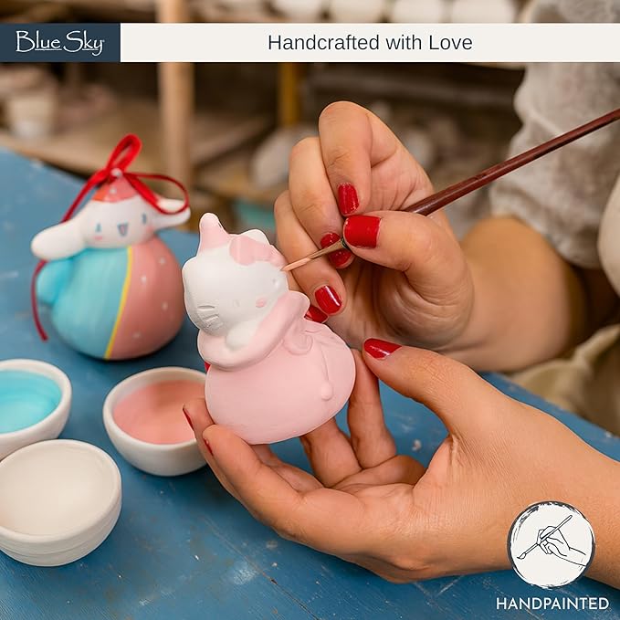 Hello Kitty and Cinnamoroll Ornament Set