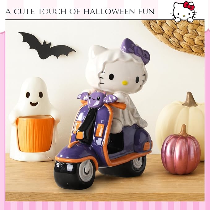 Hello Kitty Bat Scooter Figurine