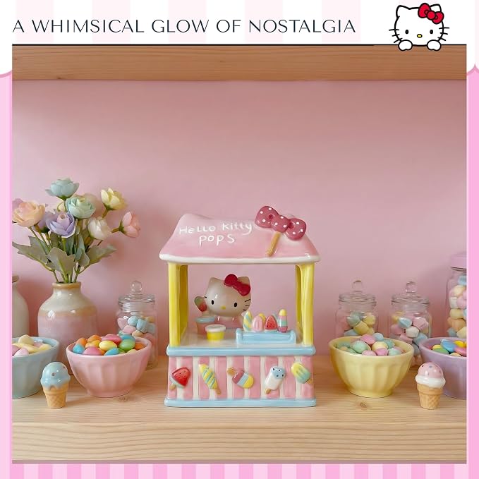 Hello Kitty Popsicle Stand Figurine
