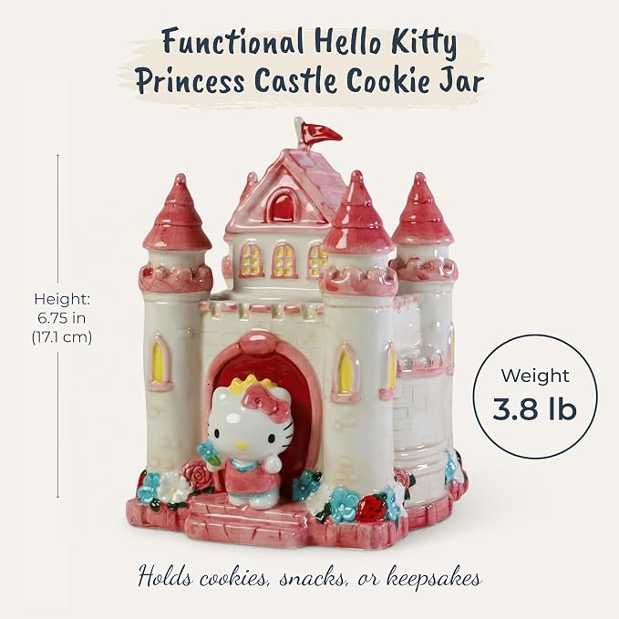 Hello Kitty Princess Castle Cookie Jar
