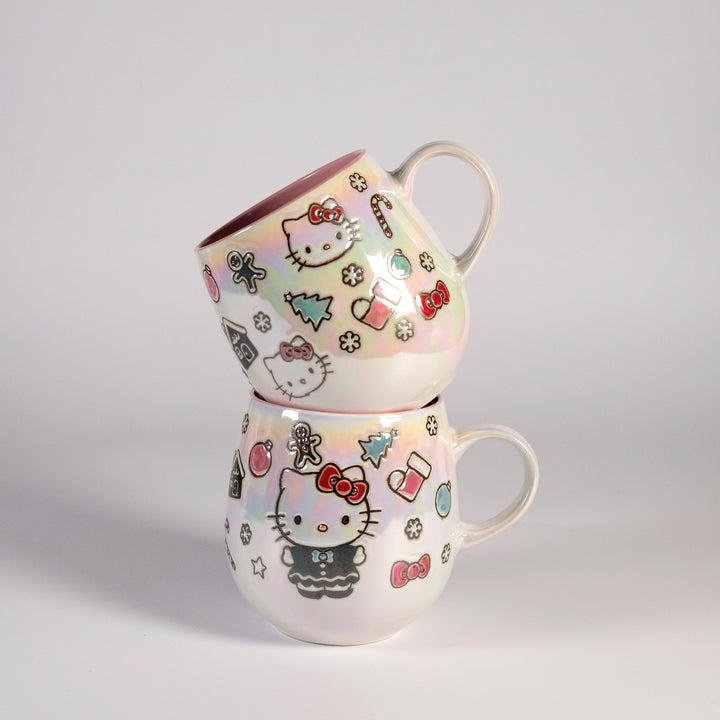 Hello Kitty Holiday Icon 21oz Mug Set of 2