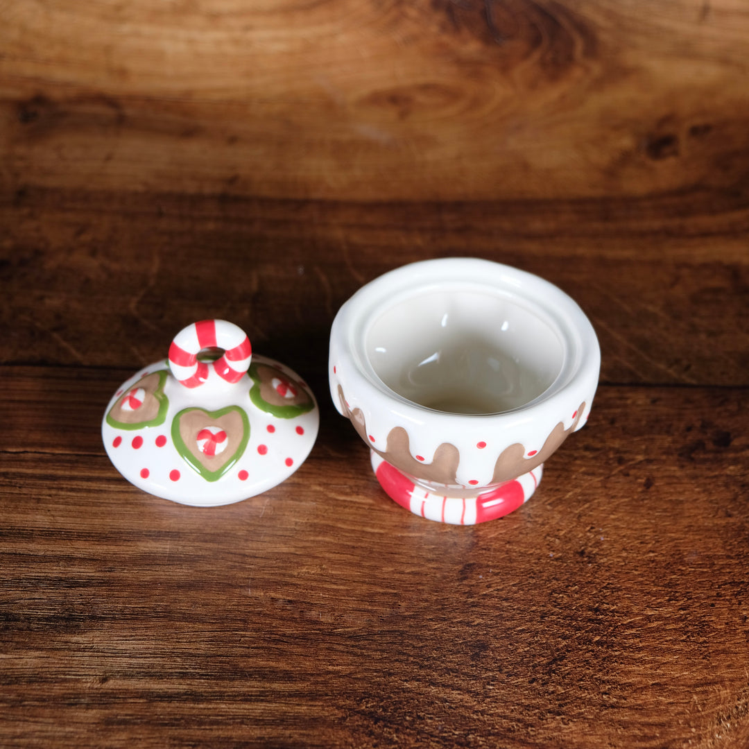 Gingerbread Creamer and Sugar with Tray