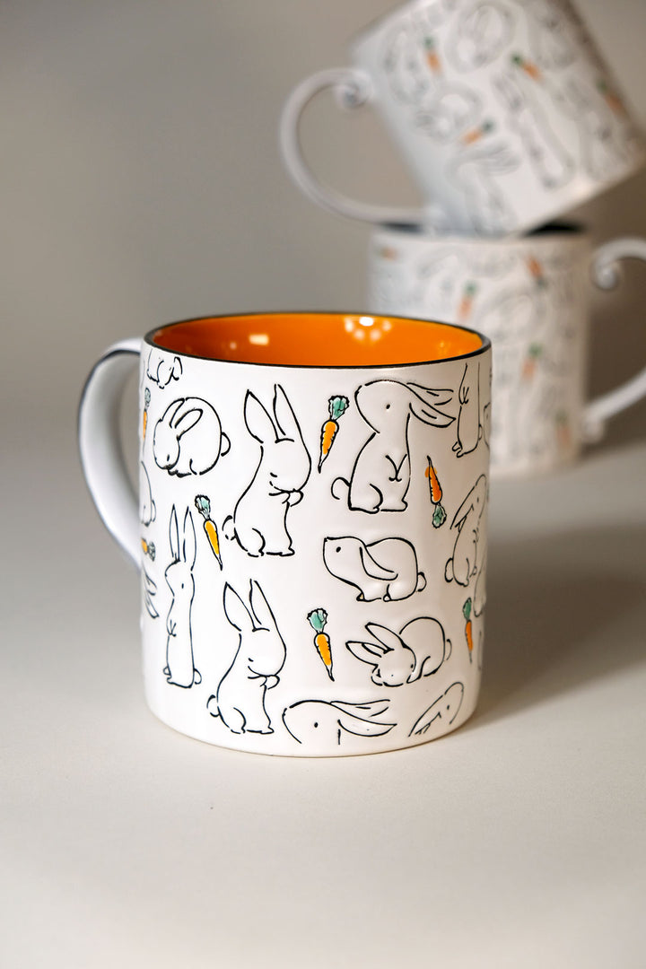 Bouncing Bunnies 21 oz Mug Set of 3