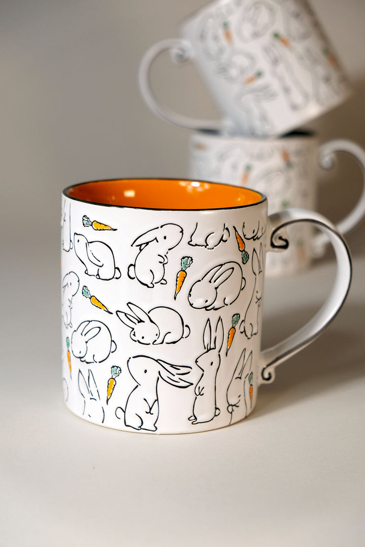 Bouncing Bunnies 21 oz Mug Set of 3
