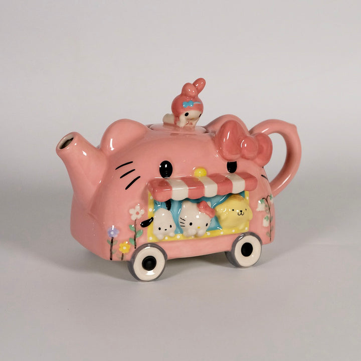 Hello Kitty and Friends Rolling Cafe Teapot