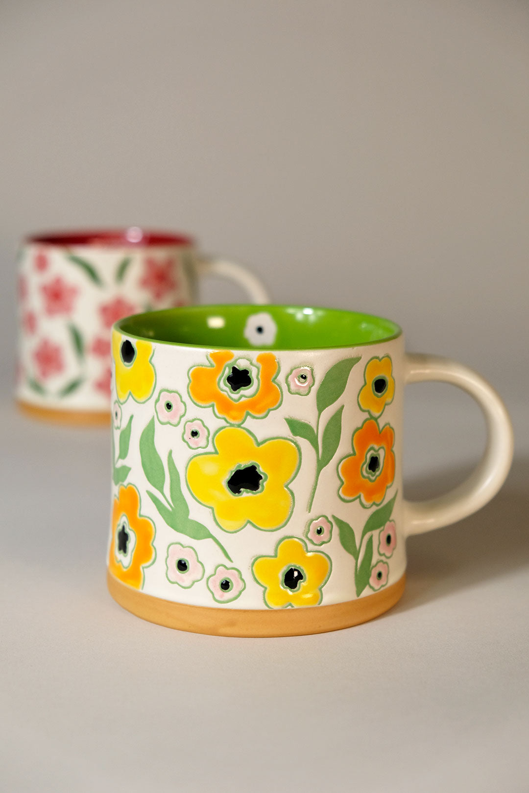 Spectrum Gianni Floral 18oz Mug Set of 2