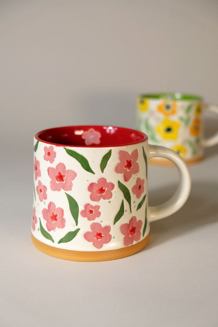 Spectrum Gianni Floral 18oz Mug Set of 2