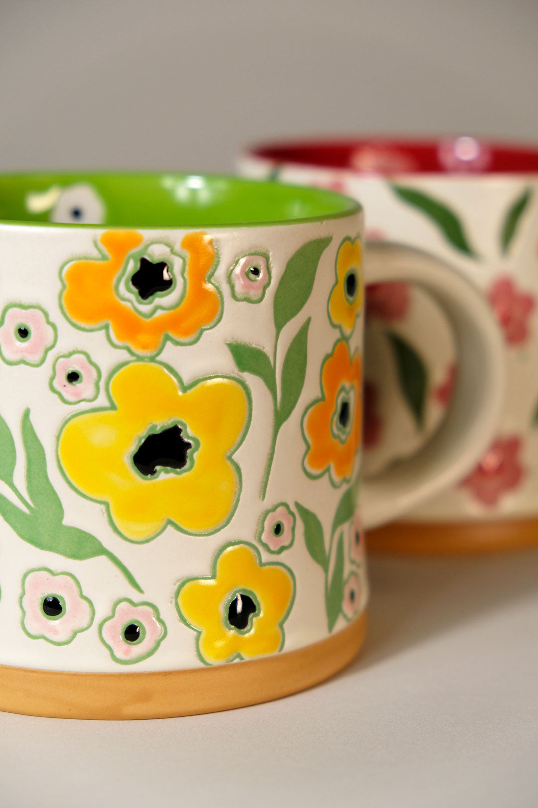 Spectrum Gianni Floral 18oz Mug Set of 2