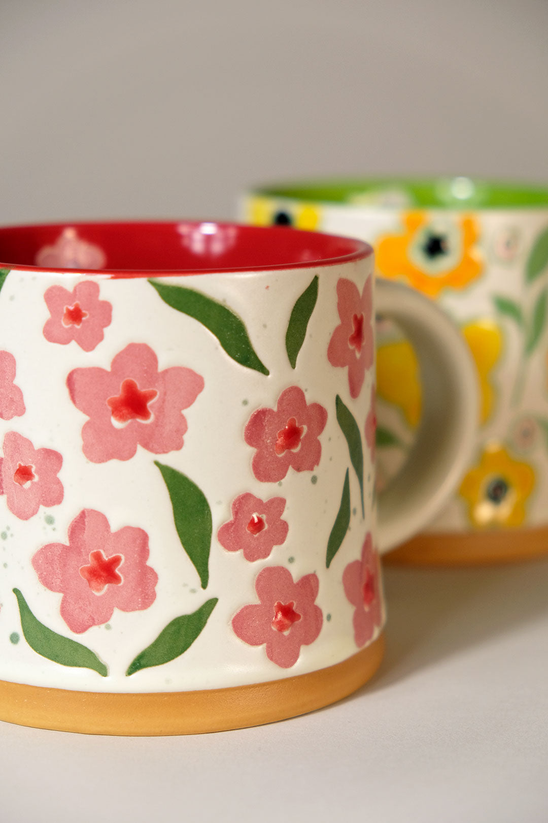 Spectrum Gianni Floral 18oz Mug Set of 2