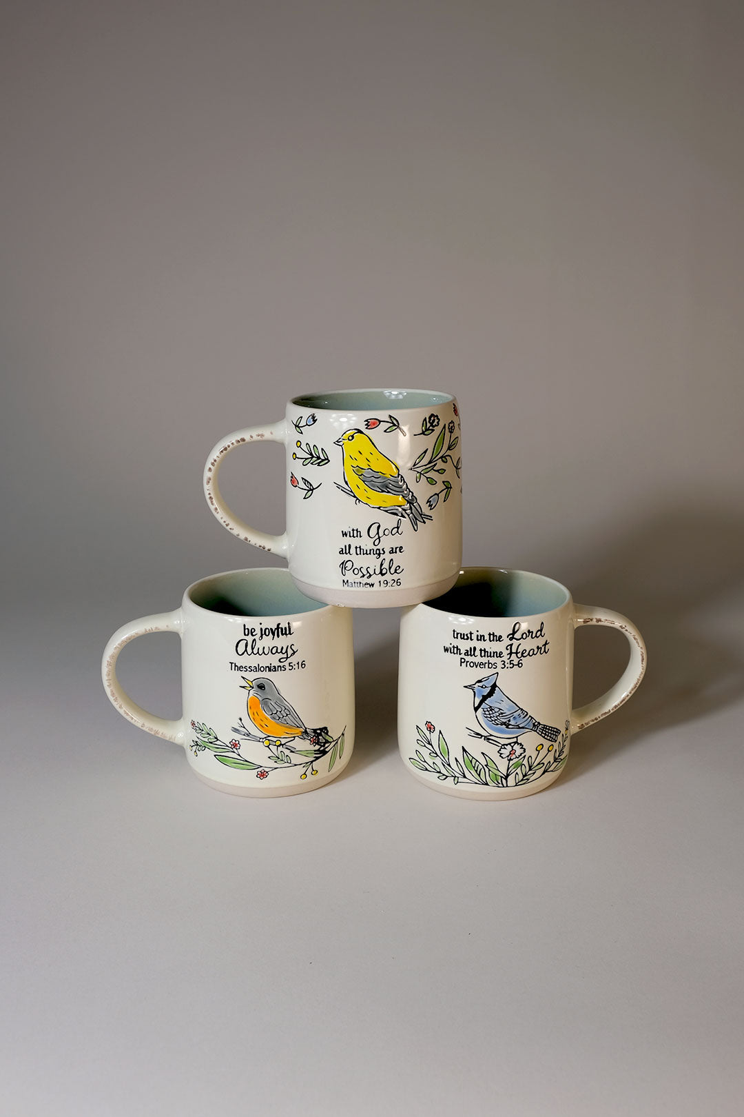 Mulberry Lane 18oz Mug Set of 3