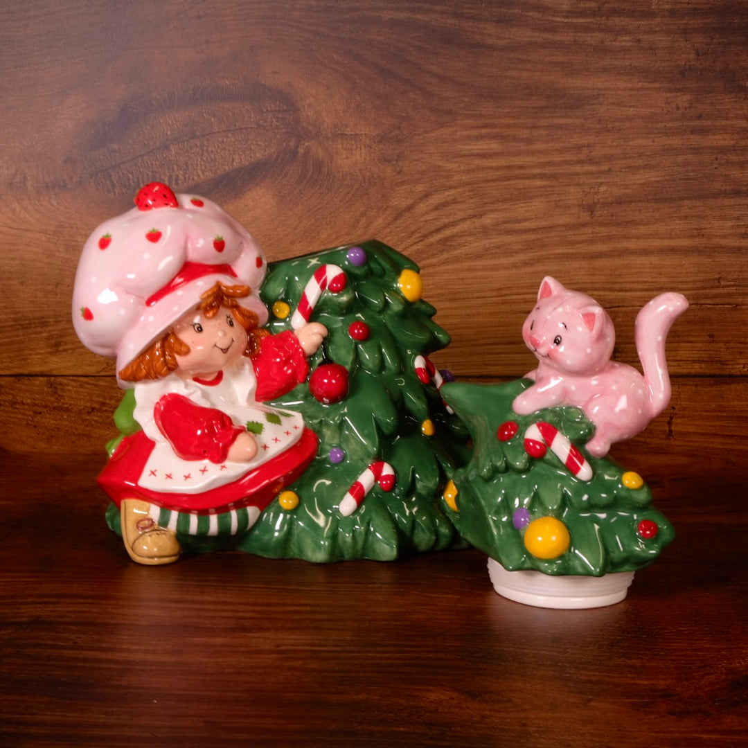 Strawberry Shortcake Falling for Cuteness Cookie Jar
