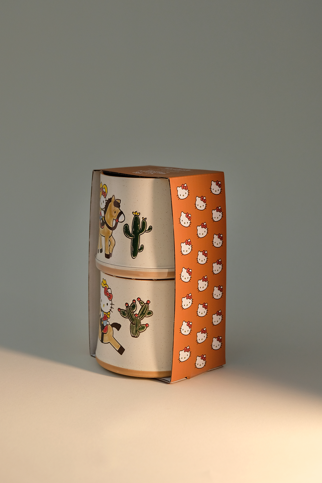 Hello Kitty Let's Ride Cowgirl 18oz Mug Set of 2