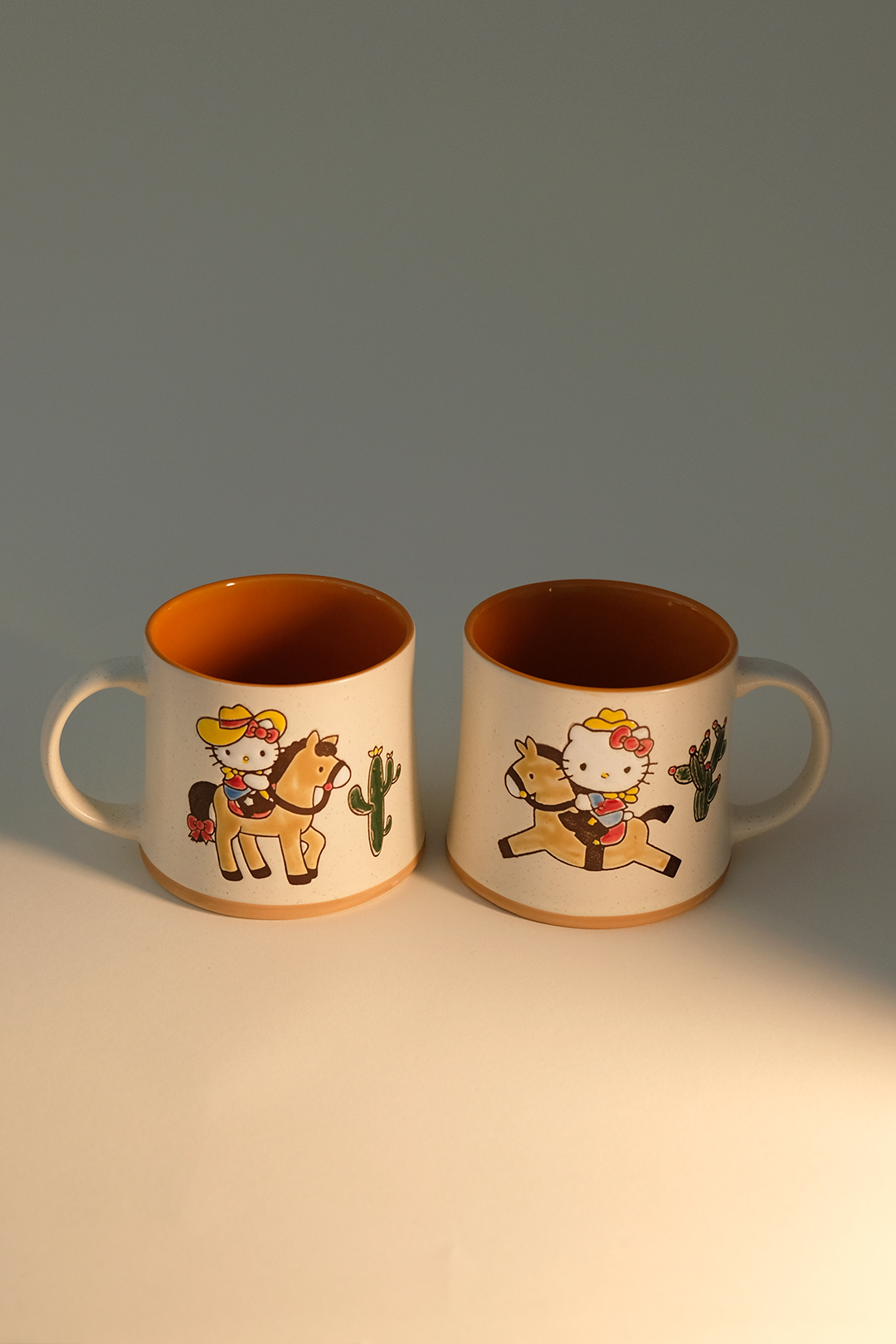 Hello Kitty Let's Ride Cowgirl 18oz Mug Set of 2
