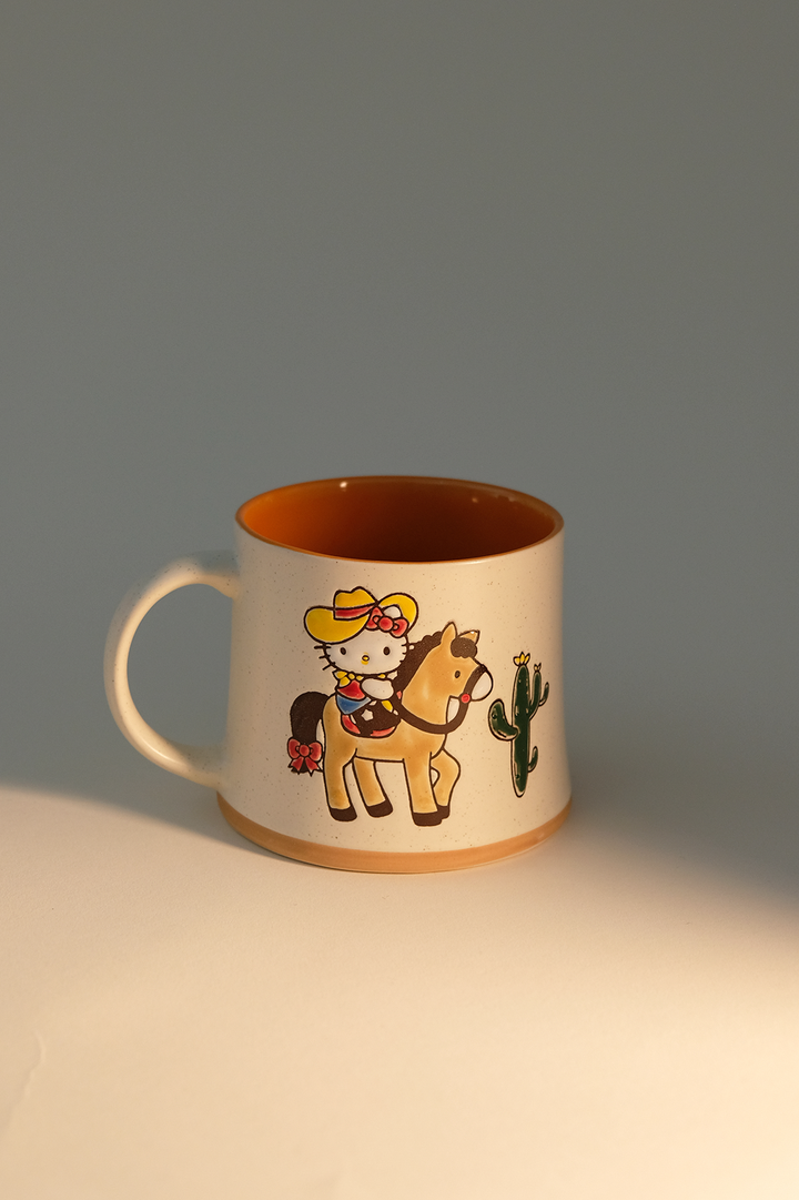 Hello Kitty Let's Ride Cowgirl 18oz Mug Set of 2