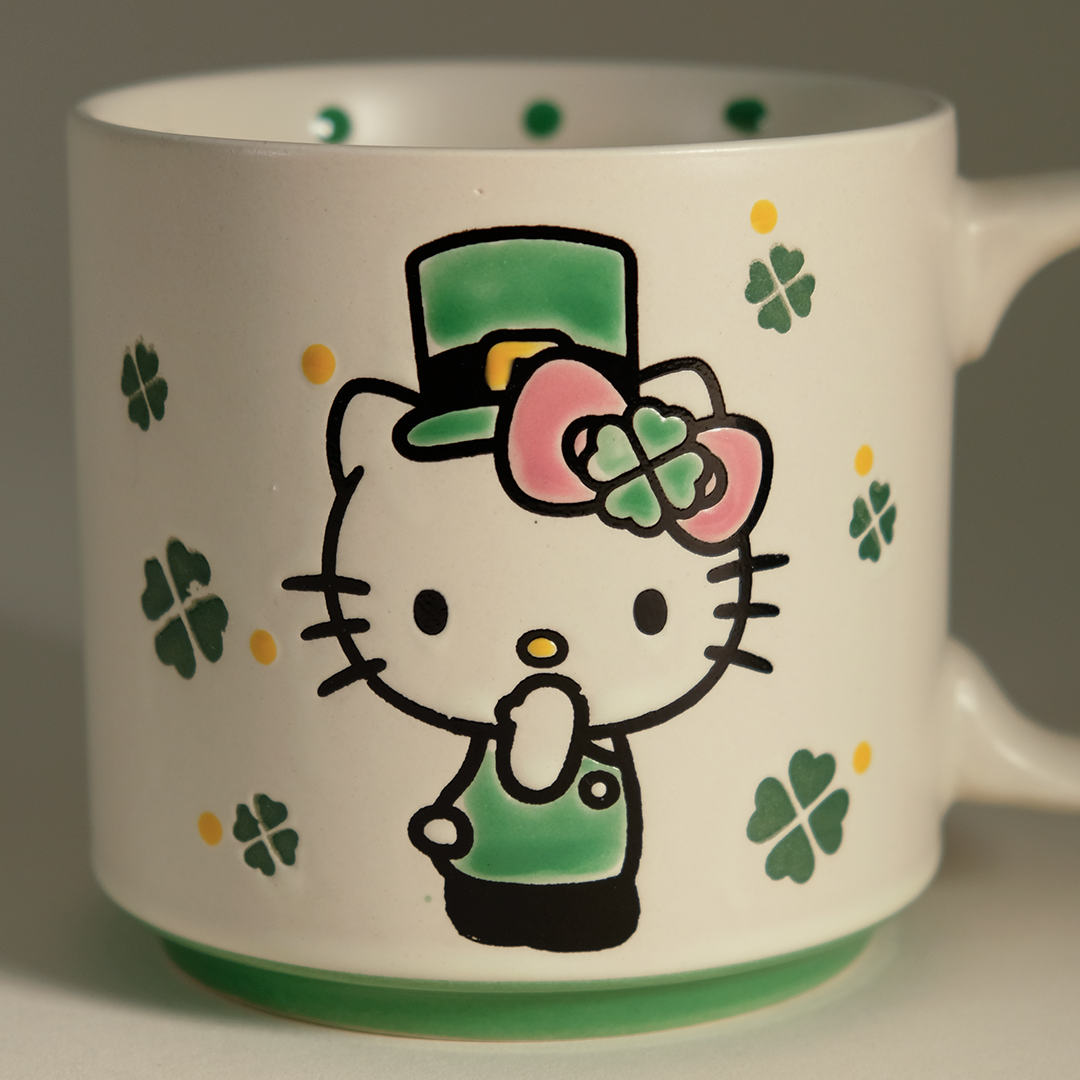 Hello Kitty Lucky Clover 10oz Mug Set of 2